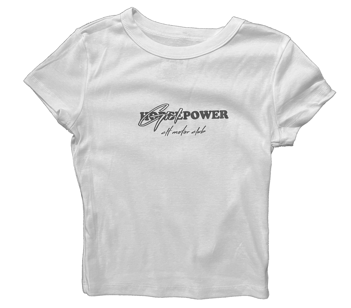 Women's Girl Power Baby Tee
