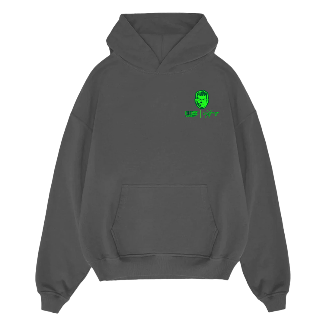 CLT Motor Club x Vix Garage Collab Hoodie - Charcoal