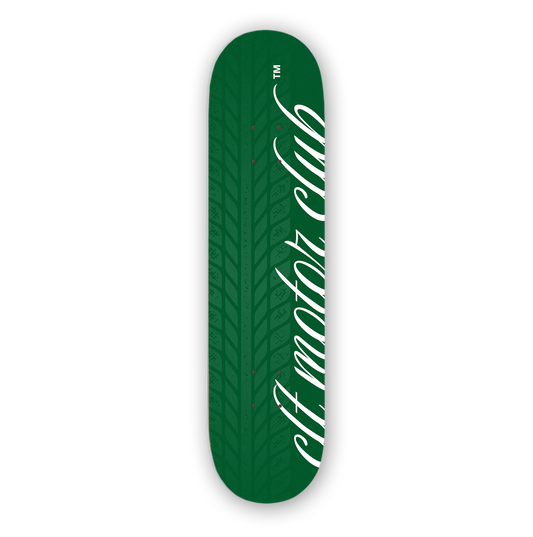 Tire Mark Skate Deck - Green